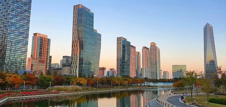 incheon 지역 전경, 숙소 사진 아님