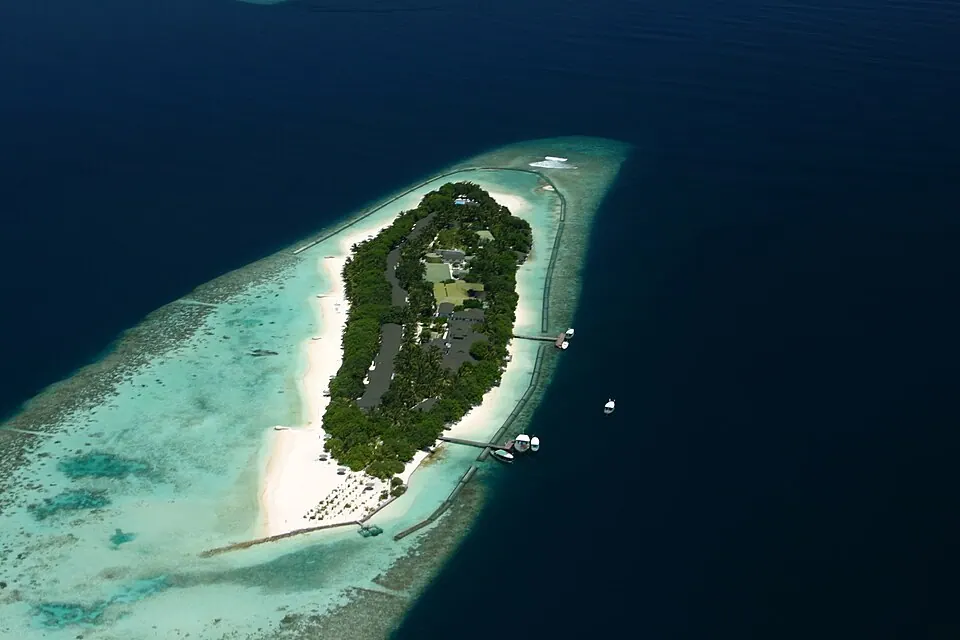 maldives 지역 전경, 숙소 사진 아님