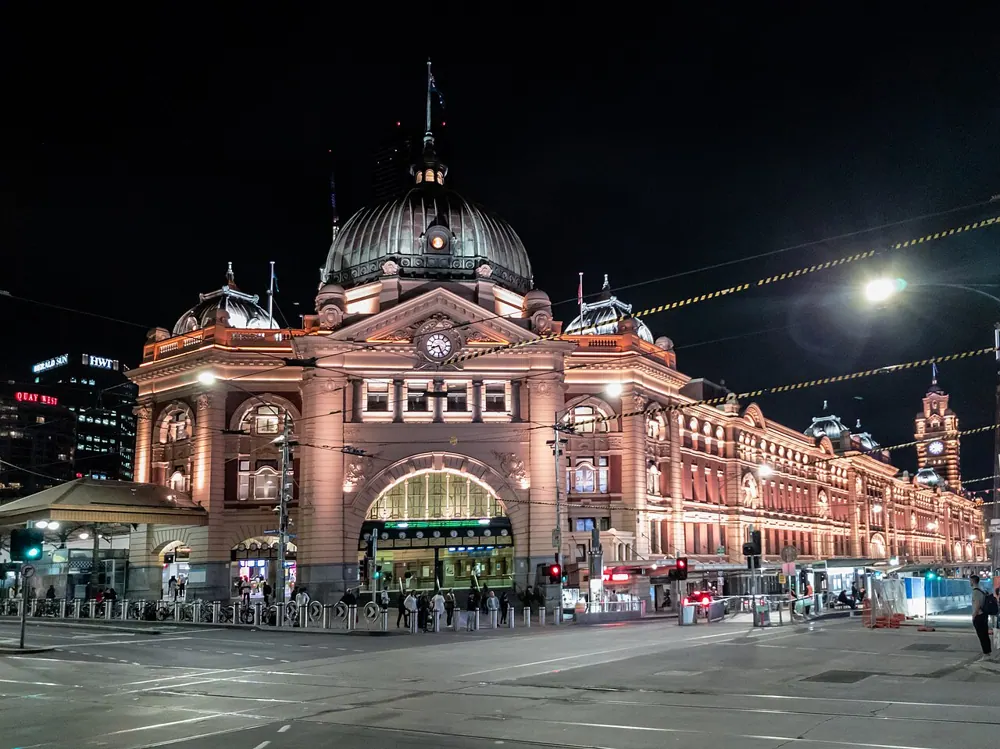 Flinders Street Station, Melbourne, Victoria, Australia · 지역 전경, 숙소 사진 아님
